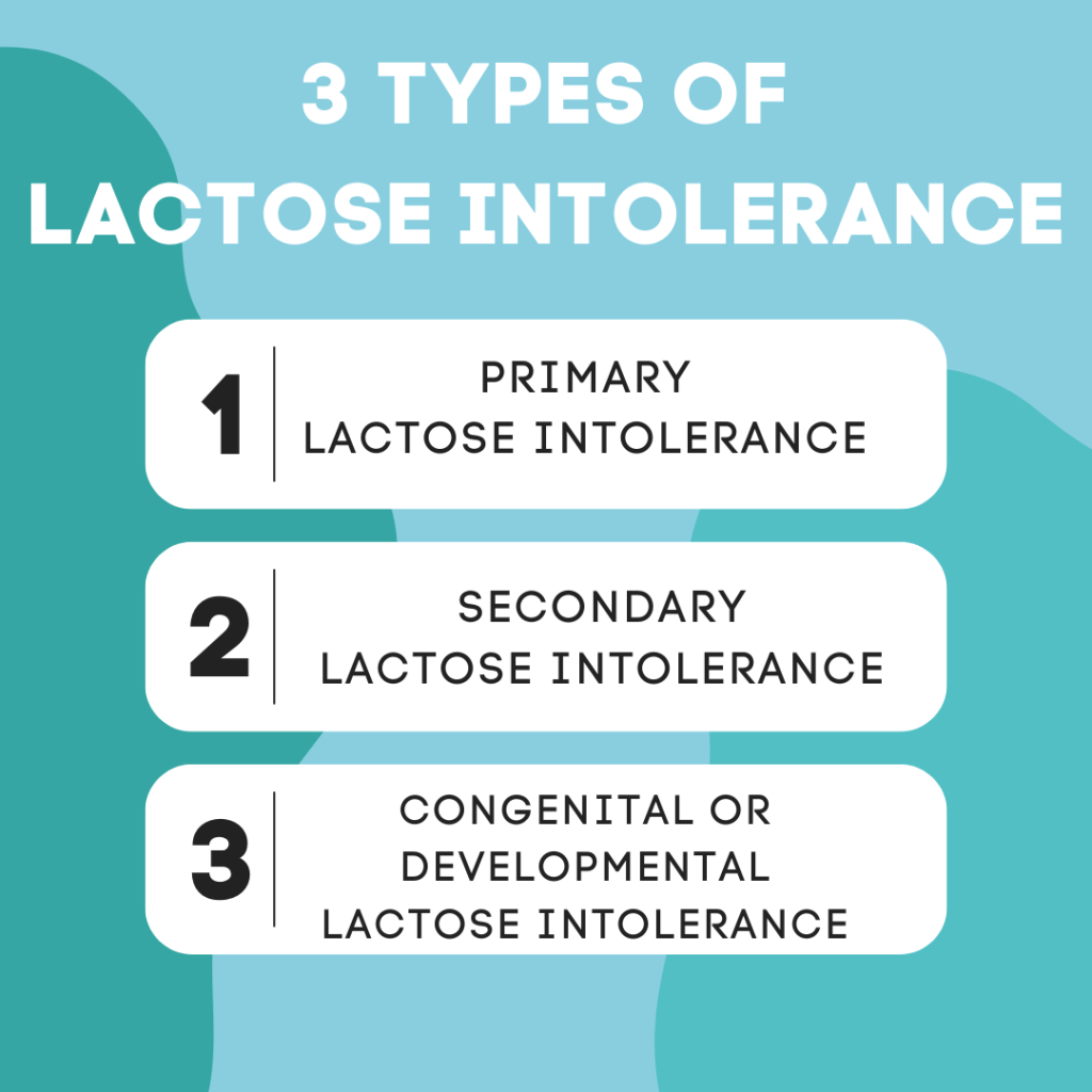 3 Types of lactose intolerance